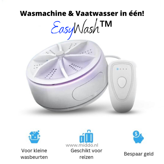 EasyWash Mini-Waschmaschine und Geschirrspüler in einem für kleine Wäschen
