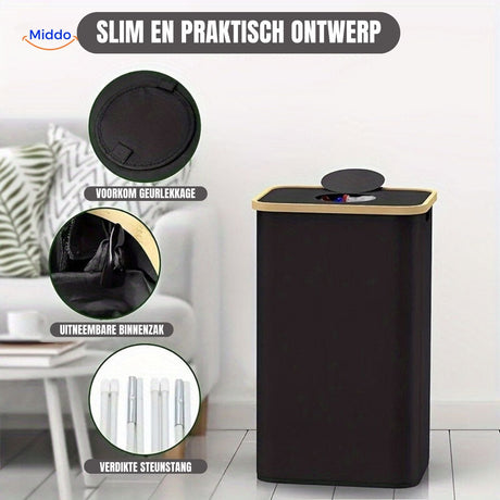EcoBin Küchenorganizer schlank und geruchslos Design für Zuhause www.middo.de