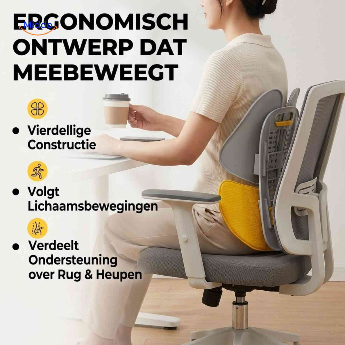 ErgoRest™ Rückenstützkissen, Produktansicht 01