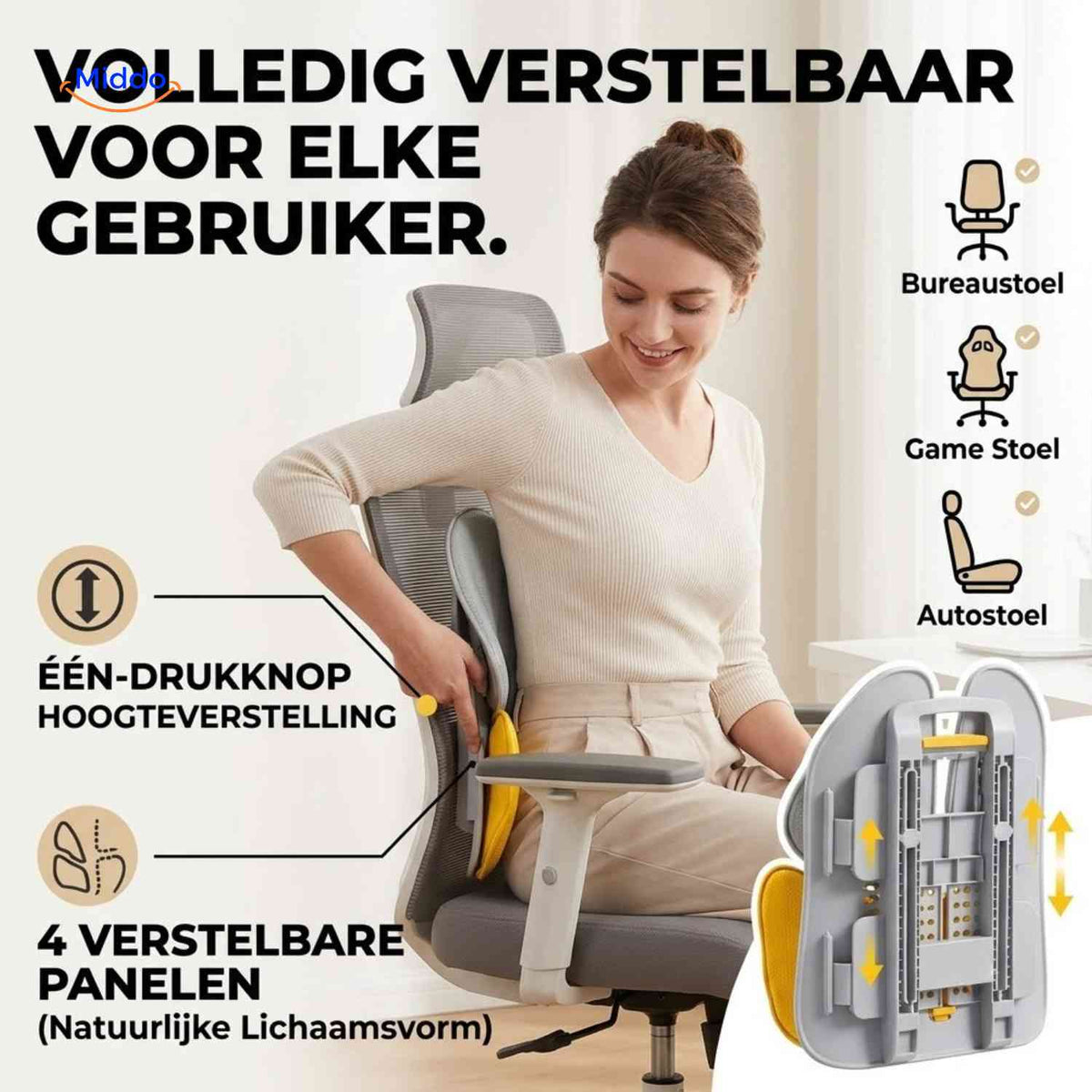 ErgoRest™ Rückenstützkissen, Produktansicht 08