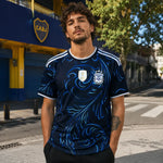 WM 2026 Supportershirt Argentinien in dunkelblau als Fußballshirt für Herren