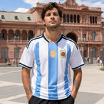 WM 2026 Supportershirt Argentinien in lichtblauw wit als Fußballshirt für Herren