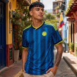 WM 2026 Supportershirt Ecuador in blau als Fußballshirt für Herren