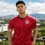 WM 2026 Supportershirt Costa Rica in rot als Fußballshirt für Herren