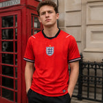 WM 2026 Supportershirt England in rot als Fußballshirt für Herren