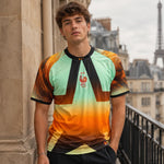 WM 2026 Supportershirt Frankreich in grün-orange als Fußballshirt für Herren