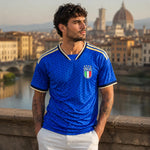 WM 2026 Supportershirt Italien in blau als Fußballshirt für Herren