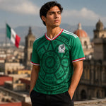 WM 2026 Supportershirt Mexiko in grün als Fußballshirt für Herren