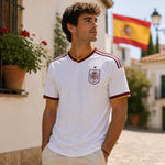 WM 2026 Supportershirt Spanien in weiß als Fußballshirt für Herren