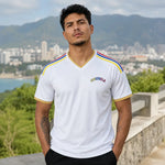WM 2026 Supportershirt Venezuela in weiß als Fußballshirt für Herren