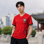 WM 2026 Supportershirt Südkorea in rot als Fußballshirt für Herren