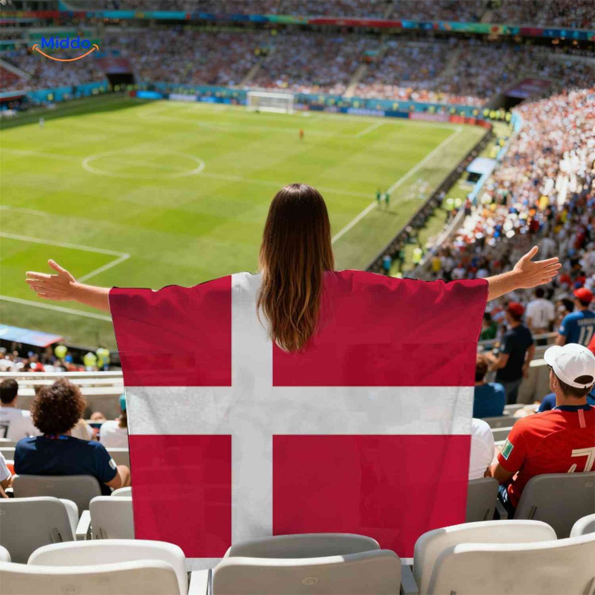 flagora-Cape-Dänemark-Flagge-Cape-Stadion-Fan-www.middo.de