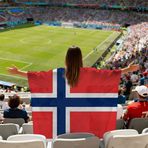flagora Cape Norwegen FlaggenCape Stadion Fan www.middo.de