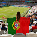 flagora Cape Portugal FlaggenCape Stadion Fan www.middo.de