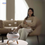 Flamora Diffuser gemütlich im Wohnzimmer mit Aroma-Ausstoß www.middo.de