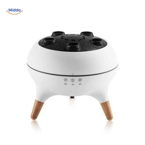 flamora Diffusor moderner Aroma Diffusor mit Holzoptik Füßen