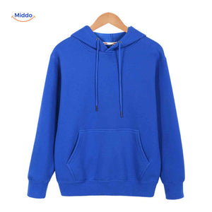 Fleecora Hoodie, minimalistischer Hoodie mit Kängurutasche