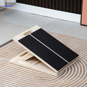 flexiplank Stretchboard rutschfest Holz Stretchbrett für das Heimtraining