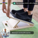 flexiplank Stretchboard tiefe und sichere Muskeldehnung, entwickelt mit Physiotherapeuten www.middo.nl