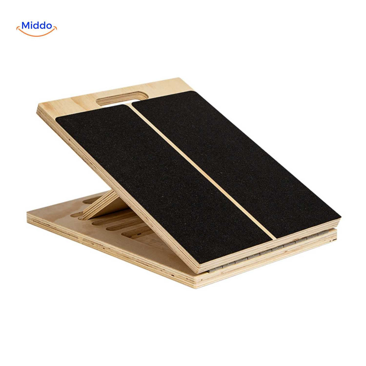 Flexiplank Stretchbrett verstellbares Holz Stretchbrett mit rutschfester Schicht