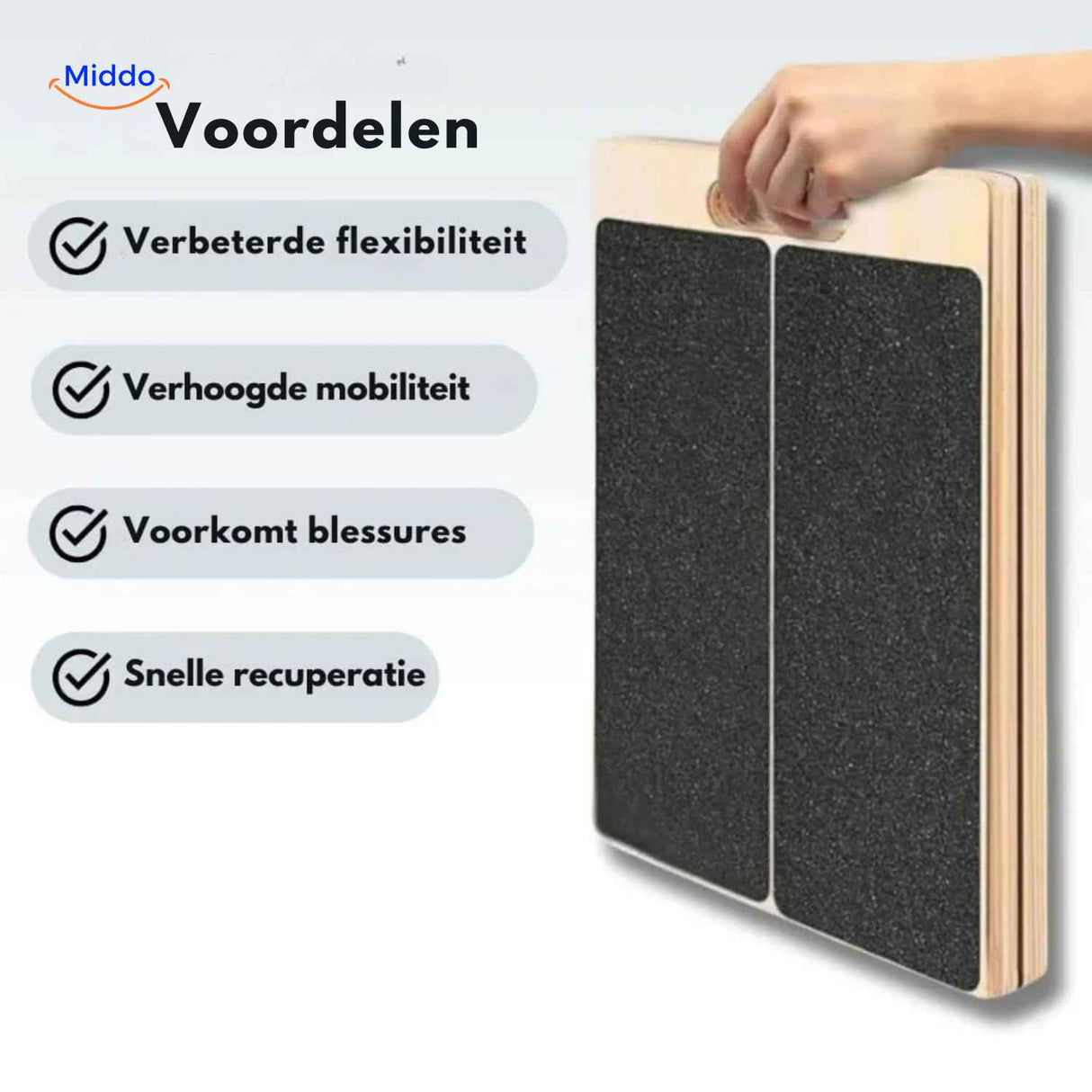 Flexiplank Stretchbrett Vorteile wie Flexibilität, Mobilität und schnellere Erholung www.middo.de