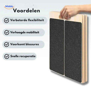 Flexiplank Stretchbrett Vorteile wie Flexibilität, Mobilität und schnellere Erholung www.middo.de