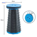 Flexistool™ Teleskopierbarer Verstellbarer Hocker Blau