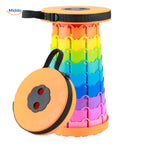 Flexistool™ Teleskopisch Verstellbarer Hocker Regenbogen Orange