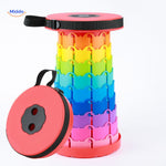 Flexistool™ Teleskopisch Verstellbarer Hocker Regenbogen Rot