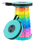Flexistool™ Teleskopisch Verstellbarer Hocker Regenbogenblau