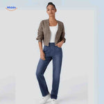 Flexiva Damen Jeans High Waist Comfort Fit Blau – www.middo.de