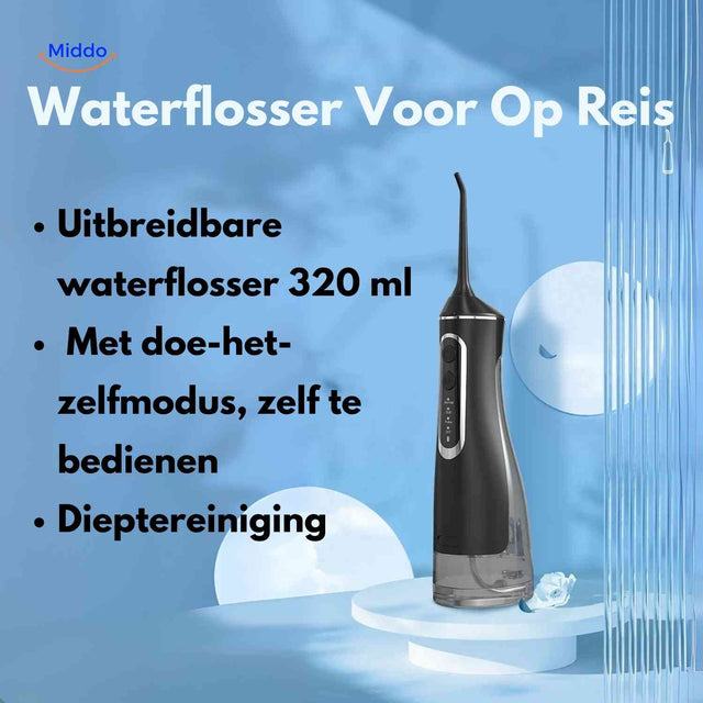 Flosso Wasserflosser Reise Modell 320ml erweiterbar | www.middo.de