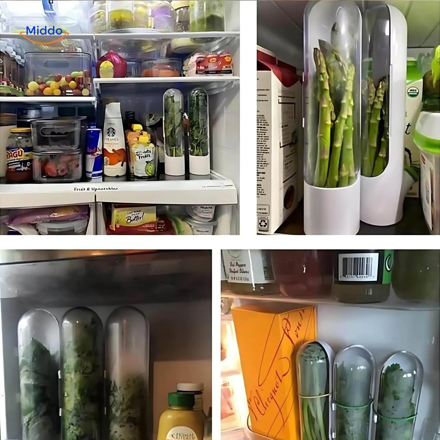 Freshherbkeeper™ Kühlschrankbehälter für frische Kräuter