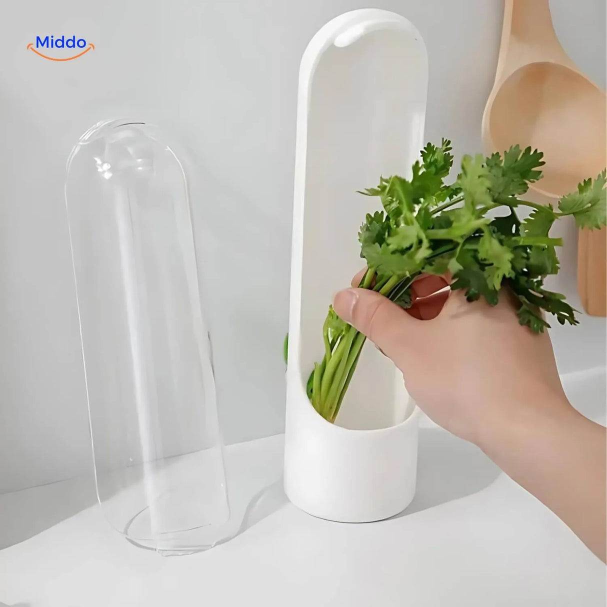 Freshherbkeeper™ Kräuteraufbewahrung für Koriander