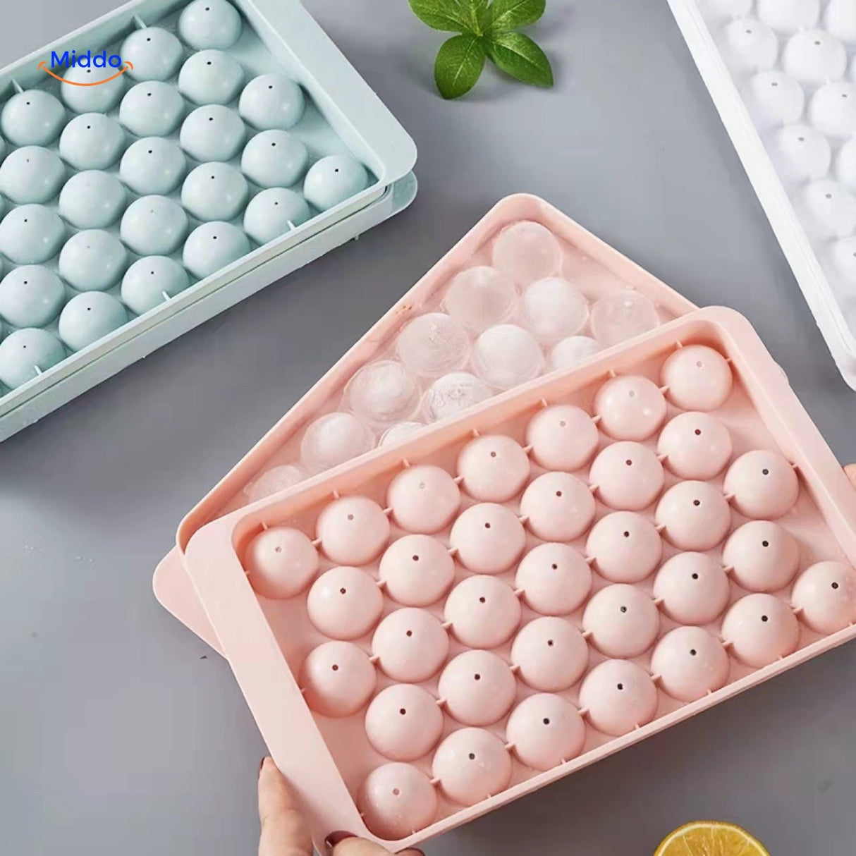 Frostsphere™ 33 Gitter Eisformen Set Perfekt Runde Eis Immer