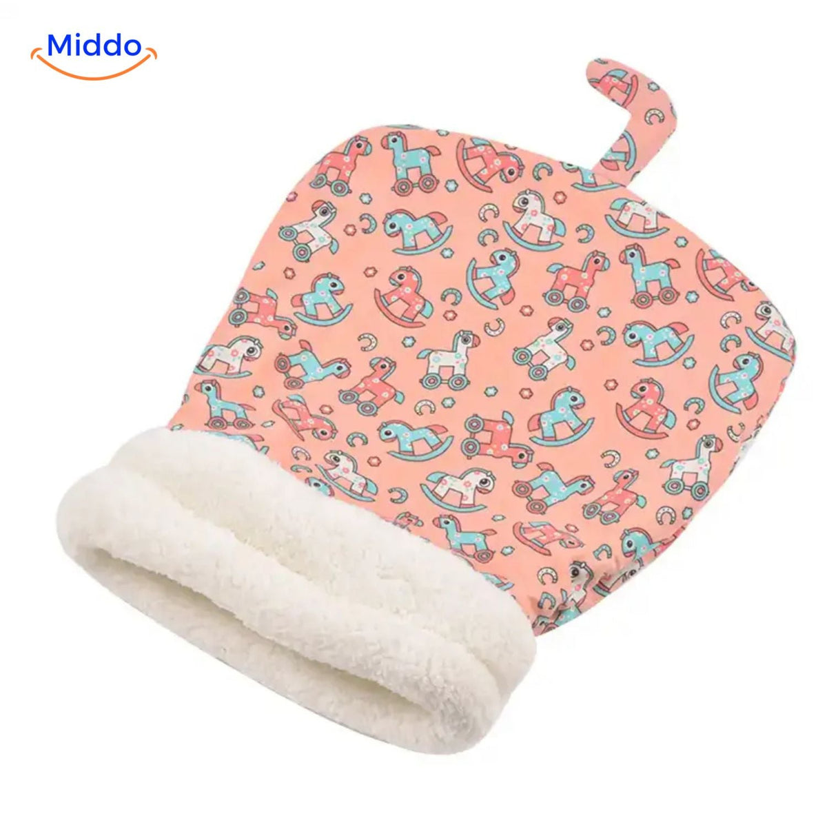 furhaven kuscheliges Katzenbett grün Avocado-Muster