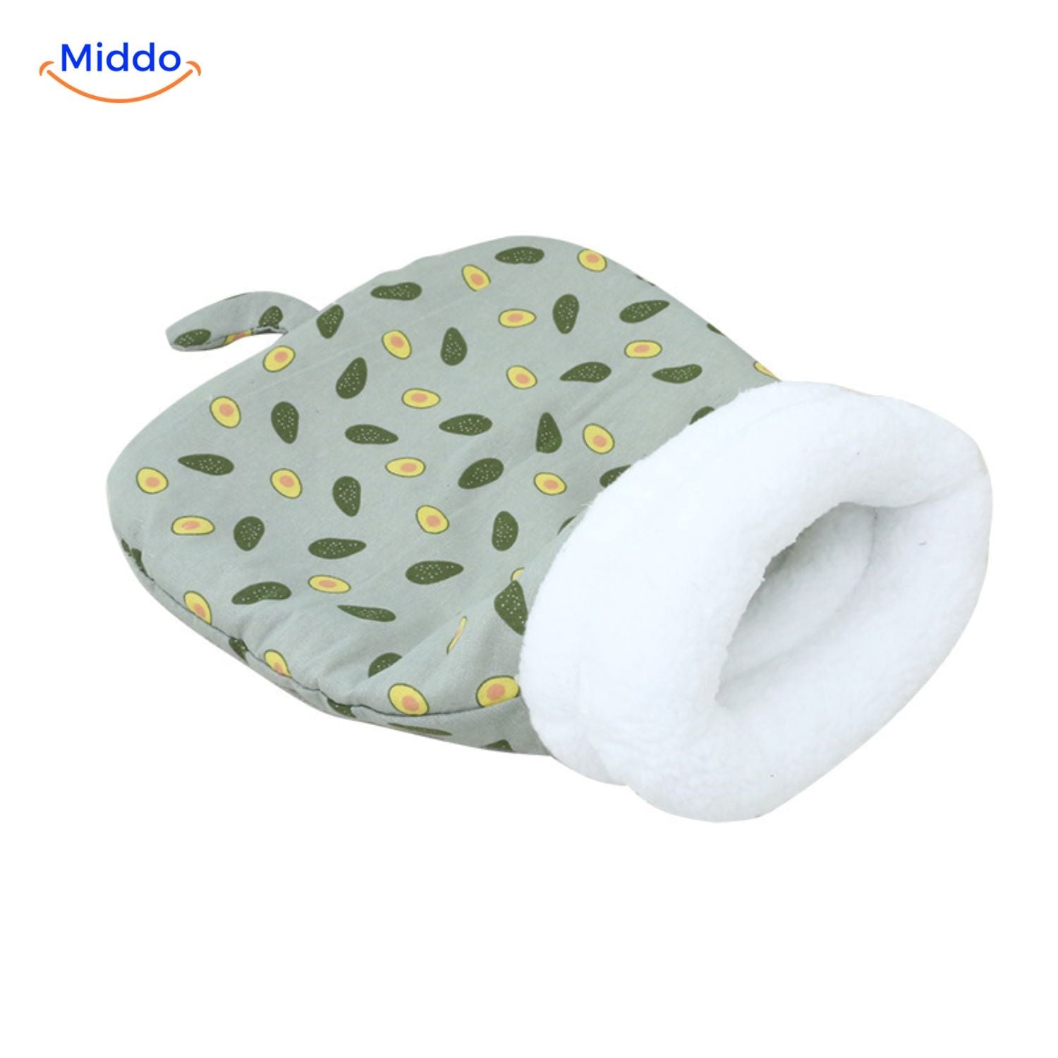 Furhaven Kuscheliges Katzenbett Rosa Schaukelpferd-Muster middo.nl