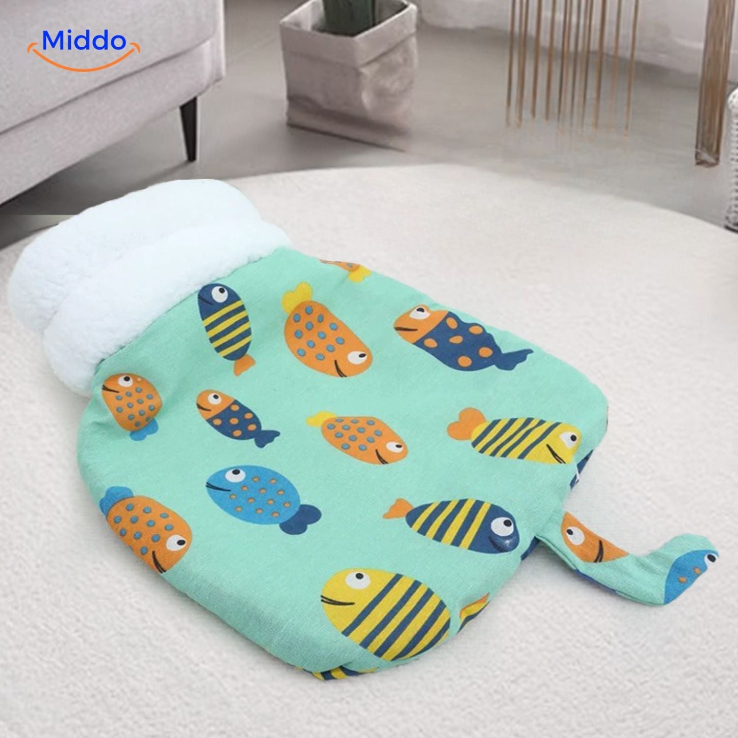 furhaven kuscheliges Katzenbett Set in drei Farben middo.nl