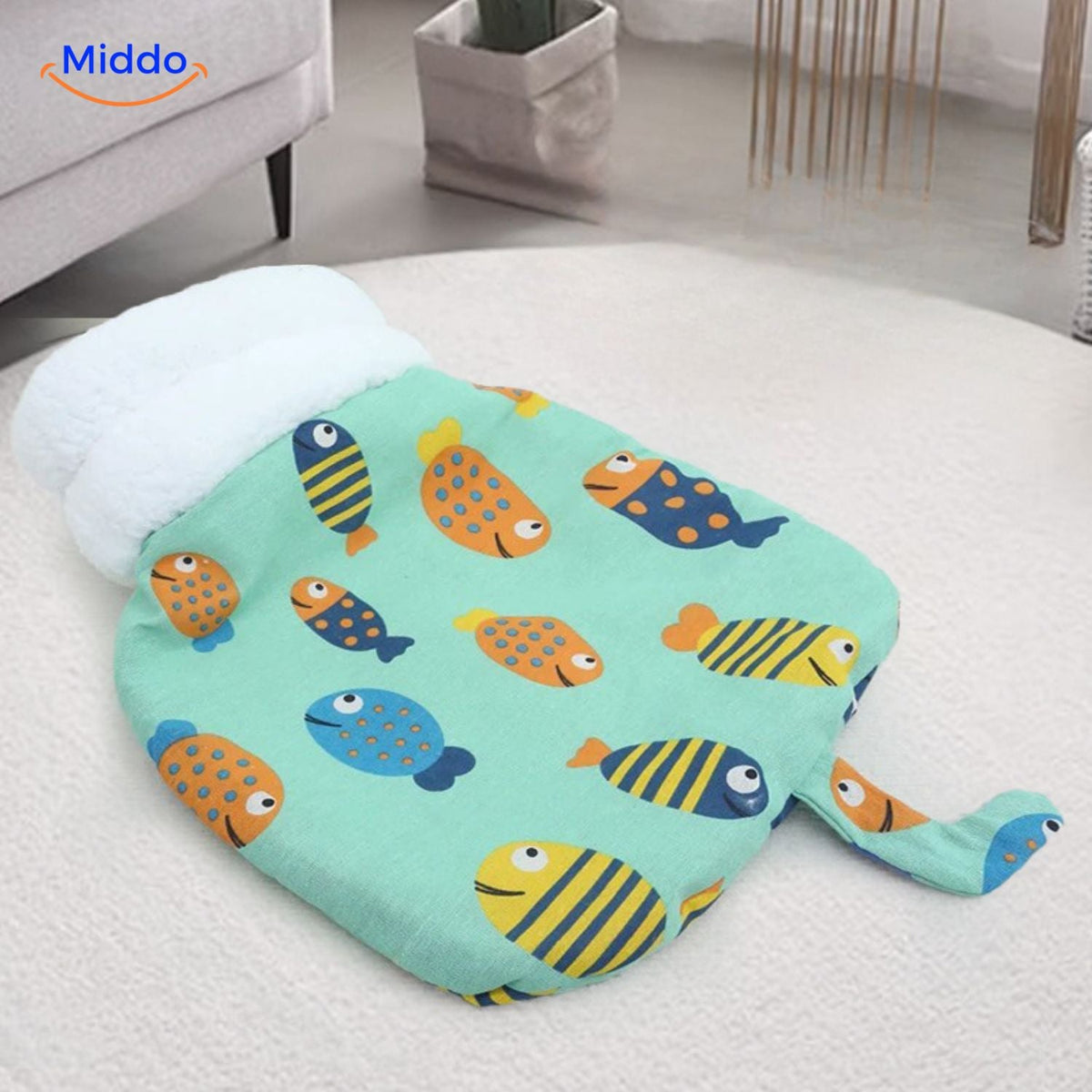 furhaven kuscheliges Katzenbett Set in drei Farben