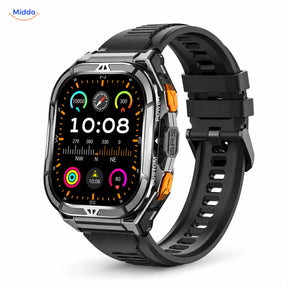 Galaxy Armor X5 in Schwarz mit Silikonarmband