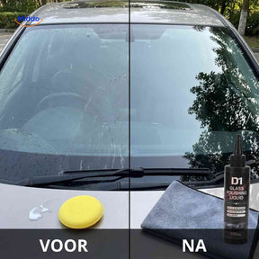 GlasPure Polierflüssigkeit für Scheiben, hydrophober Schutz nach dem Polieren