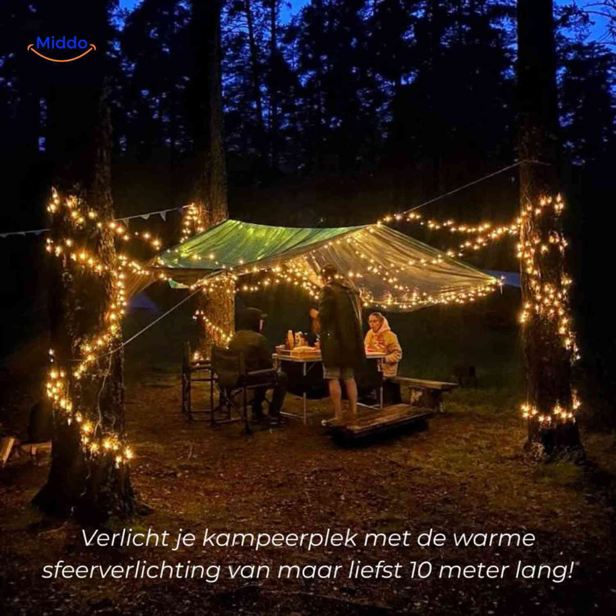 glowmate Lampe Campingbeleuchtung 10 Meter warmes stimmungsvolles Licht