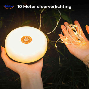 GlowMate™ Lampe | Stimmungslampe, Lichterkette und Powerbank für draußen