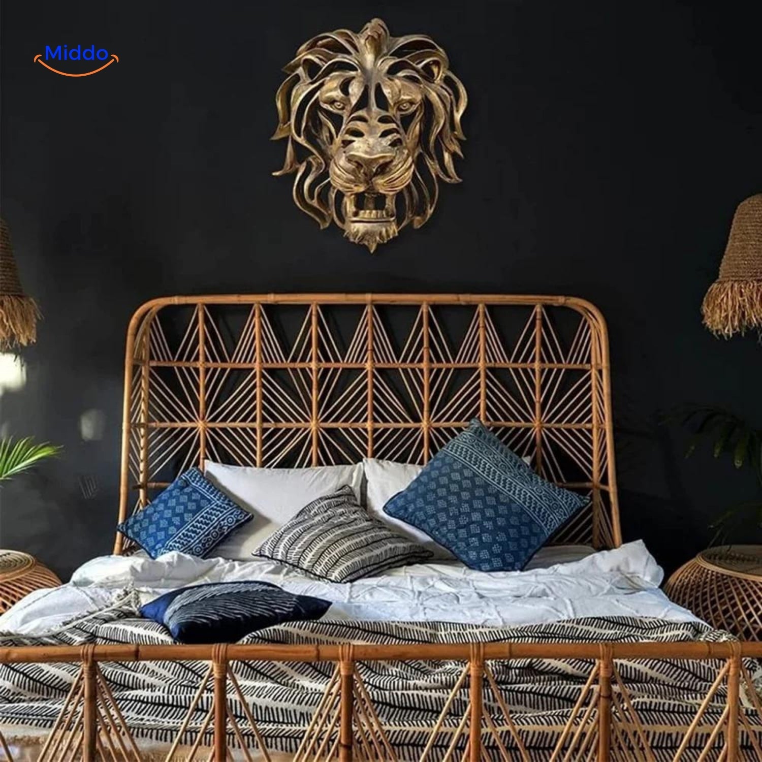 Goldenlion™ Auf Einer Schlafzimmerwand