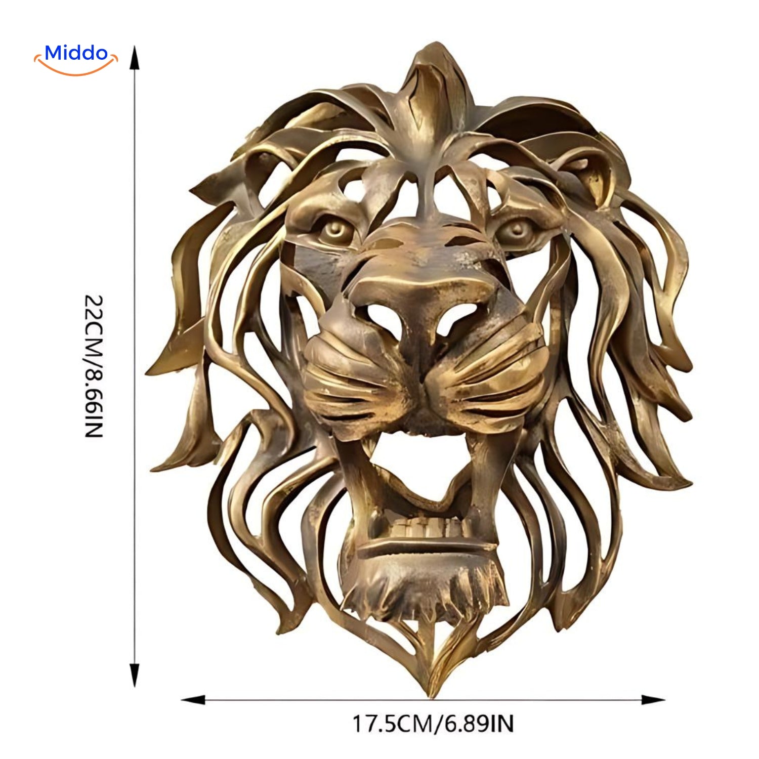 Goldenlion™ Wanddekoration Maßmessung