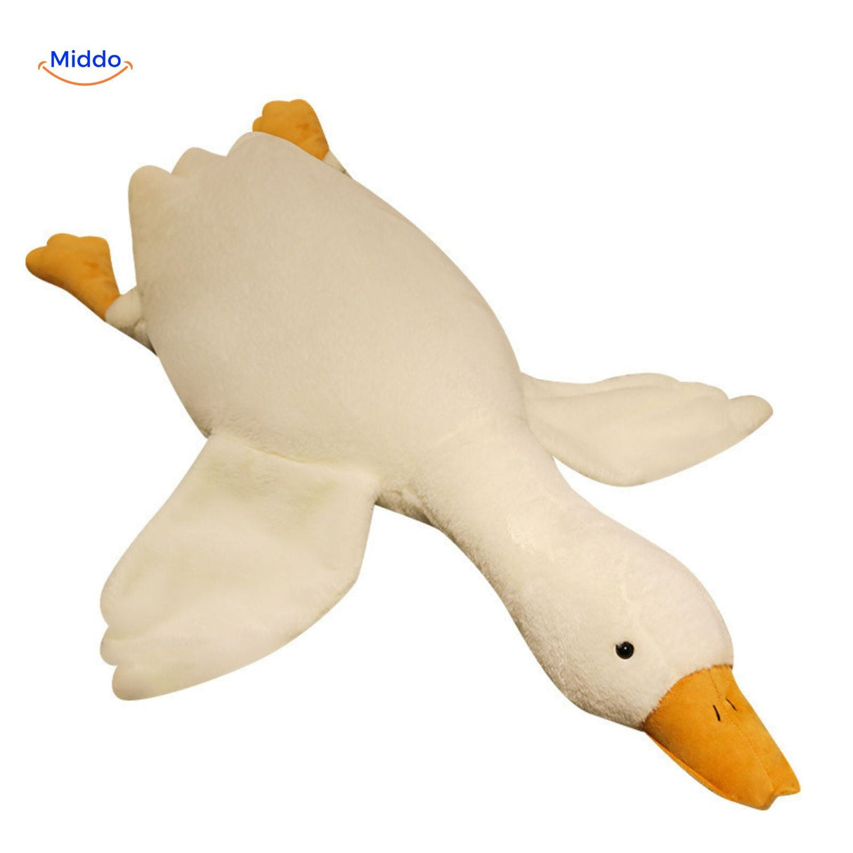 Goosy Kissen Gans Plüsch große Größe zum Kuscheln und Anschauen www.middo.de