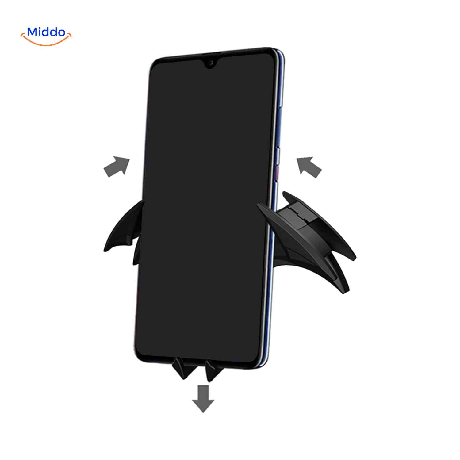 Gripbat Telefonhalter mit automatischen Klemmen www.middo.nl