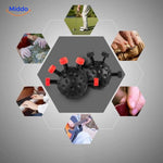 Gripflex Trainer Vingeroefeningen mit Multi Grip Massageball schwarz middo.nl