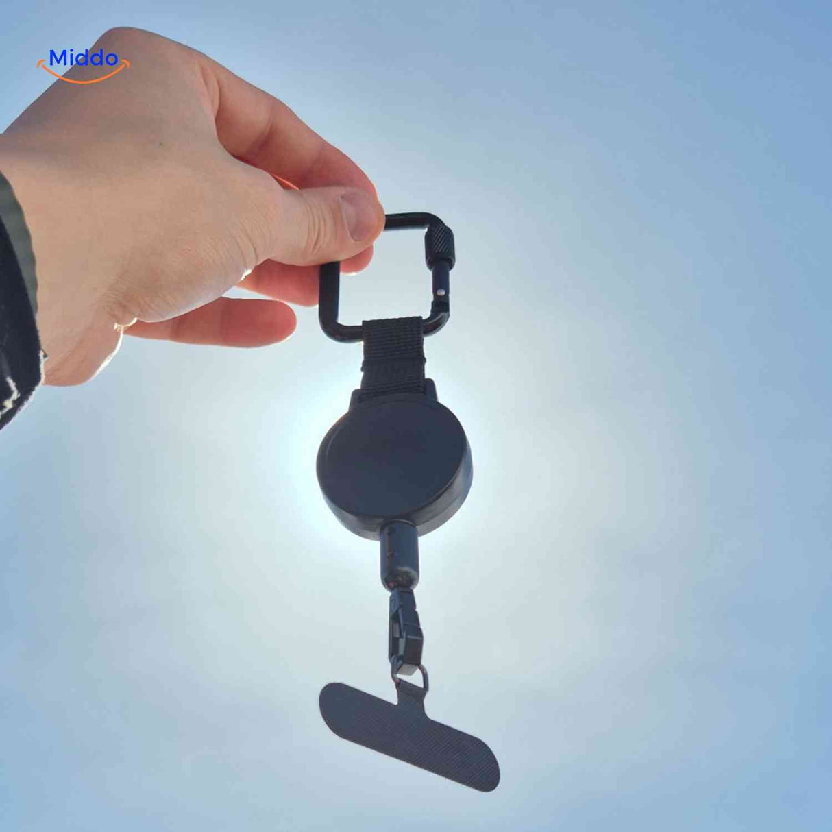 griplock Halter Telefonhalter an Hose mit Karabinerhaken
