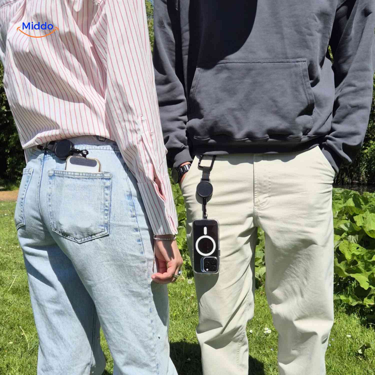 Griplock Halter Diebstahlsichere Telefonhalterung für den Gürtel www.middo.de